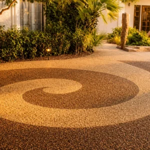 stone crete flooring