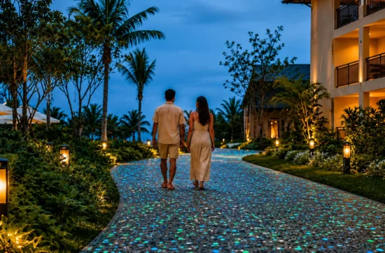 glow rocks for concrete