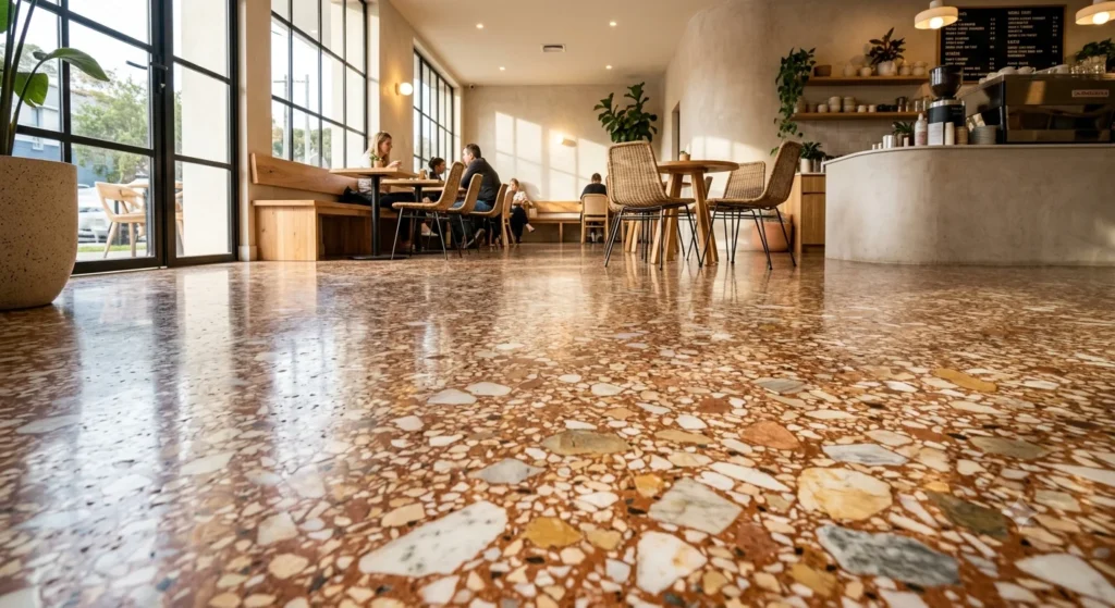 concrete terrazzo tiles