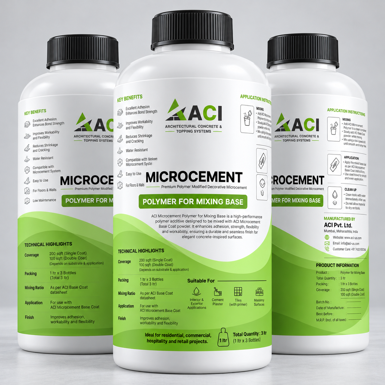 ACI Polymer for Mixing Base Coat