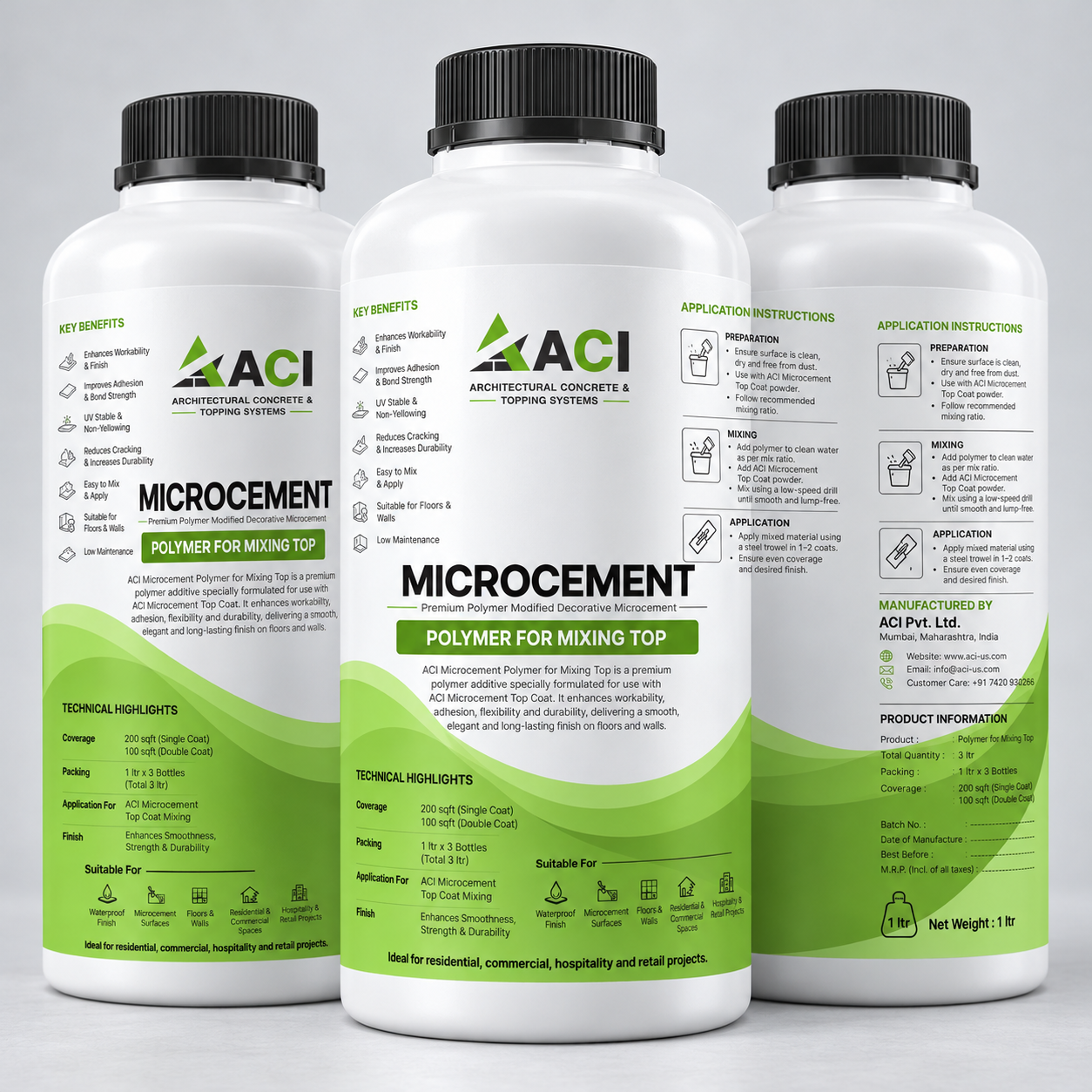 ACI Polymer for Mixing Top Coat